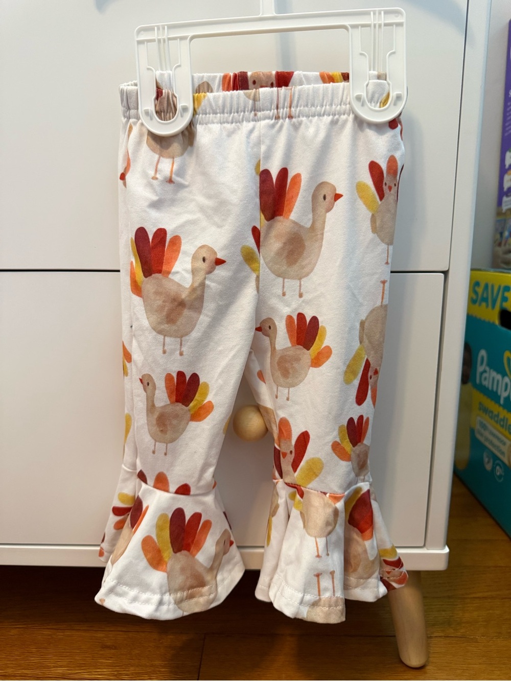 Twopumpkin Thanksgiving bell bottoms
